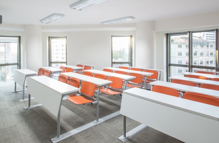 Lecture Room with White Edgebanding
